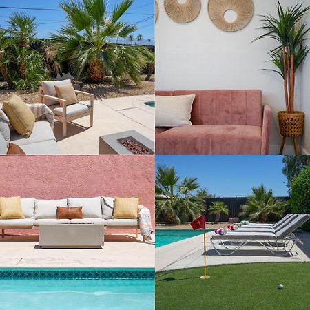 The Pink Cactus - Desert Retreat - Luxe Pool, Golf & Game Room Indio Ngoại thất bức ảnh