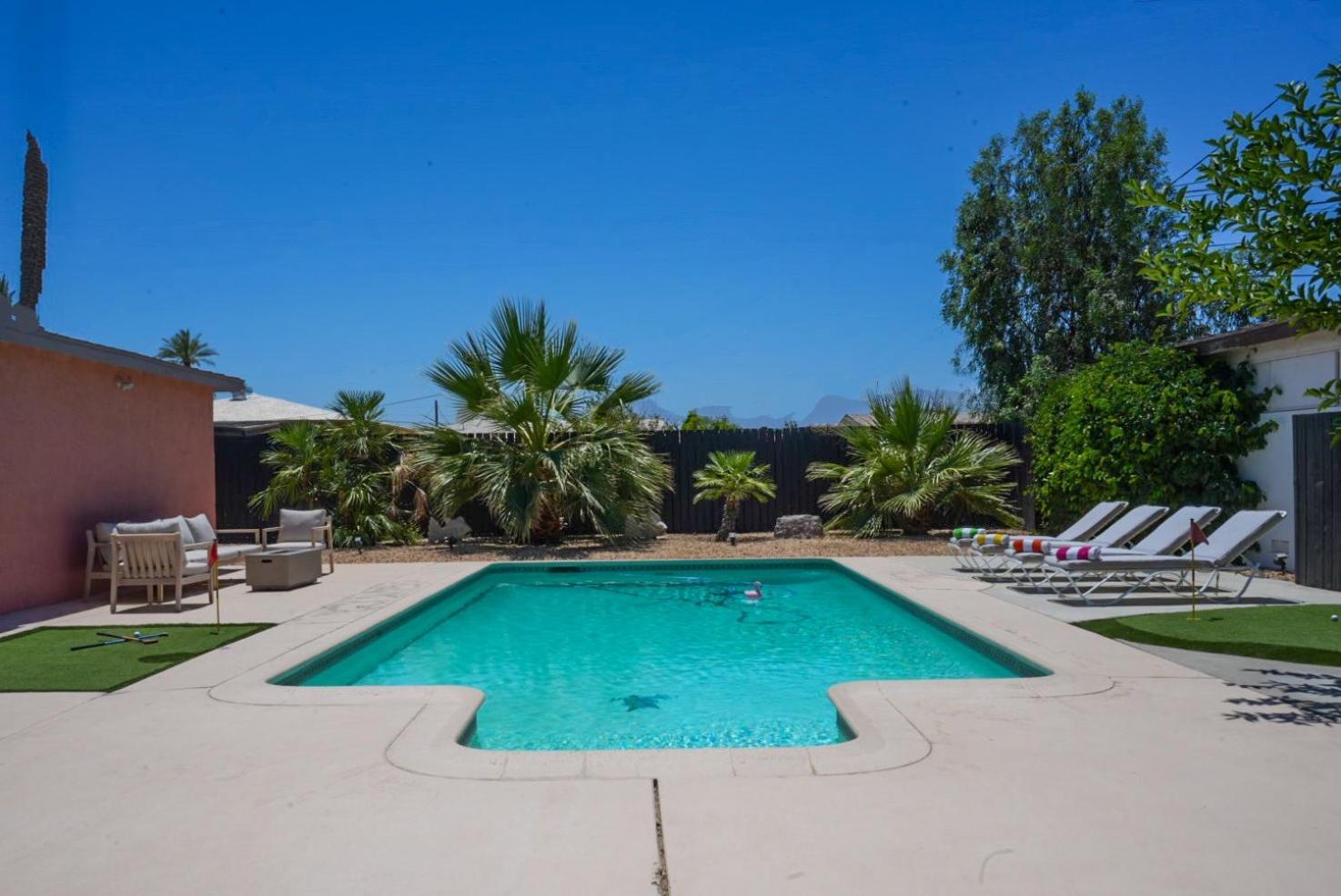 The Pink Cactus - Desert Retreat - Luxe Pool, Golf & Game Room Indio Ngoại thất bức ảnh